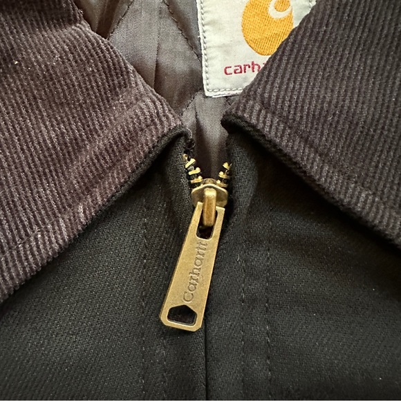 (XL) Carhartt Reworked Detroit Jacket Black Men - Picture 8 of 8